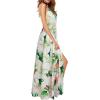 imageII ININ Womens 2025 Maxi Sundresses Summer Beach Long Wrap VNeck FloralSolid Casual Dress for WomenZfloral 52