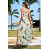 imageII ININ Womens 2025 Maxi Sundresses Summer Beach Long Wrap VNeck FloralSolid Casual Dress for WomenZfloral 52