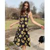 imageII ININ Womens 2025 Sundresses Casual Summer Tank Dress V Neck Sleeveless Button Down Midi Floral Beach Dress with PocketsFloral B