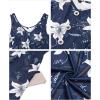 imageII ININ Womens 2025 Sundresses Casual Summer Tank Dress V Neck Sleeveless Button Down Midi Floral Beach Dress with PocketsFloral I