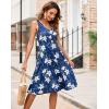 imageII ININ Womens 2025 Sundresses Casual Summer Tank Dress V Neck Sleeveless Button Down Midi Floral Beach Dress with PocketsFloral I