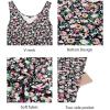 imageII ININ Womens 2025 Sundresses Casual Summer Tank Dress V Neck Sleeveless Button Down Midi Floral Beach Dress with PocketsFloral P