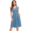 imageII ININ Womens 2025 Sundresses Casual Summer Tank Dress V Neck Sleeveless Button Down Midi Floral Beach Dress with PocketsFloral R