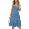 imageII ININ Womens 2025 Sundresses Casual Summer Tank Dress V Neck Sleeveless Button Down Midi Floral Beach Dress with PocketsFloral R