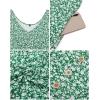 imageII ININ Womens 2025 Sundresses Casual Summer Tank Dress V Neck Sleeveless Button Down Midi Floral Beach Dress with PocketsFloralgreen