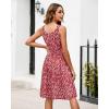 imageII ININ Womens 2025 Sundresses Casual Summer Tank Dress V Neck Sleeveless Button Down Midi Floral Beach Dress with PocketsFloralred