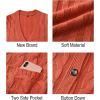 imageII ININ Womens Cardigan Sweater Fall Fashion Cable Knit Open Front Cardigan Long Button Down Sweater Outerwear Coat