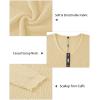 imageII ININ Womens Fall Sweater 2024 Long Sleeve Tops Fashion Outfits Trendy Casual V Neck Oversized Pullover SweatersApricot