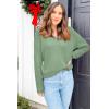 imageII ININ Womens Fall Sweater 2024 Long Sleeve Tops Fashion Outfits Trendy Casual V Neck Oversized Pullover SweatersLight Green