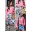 imageII ININ Womens Fall Sweater 2024 Long Sleeve Tops Fashion Outfits Trendy Casual V Neck Oversized Pullover SweatersPink