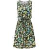 imageII ININ Womens Summer Casual Dress Sleeveless Midi Tank Dress Drawstring Button Down Sundress with PocketsFloral03