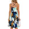 imageII ININ Womens Summer Dresses Casual Beach Boho Vacation Outfits Spaghetti Strap FloralSolid Sundress with PocketsAfloral20