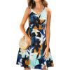 imageII ININ Womens Summer Dresses Casual Beach Boho Vacation Outfits Spaghetti Strap FloralSolid Sundress with PocketsAfloral20