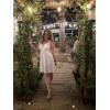 imageII ININ Womens Summer Dresses Casual Beach Boho Vacation Outfits Spaghetti Strap FloralSolid Sundress with PocketsBwhite