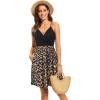 imageII ININ Womens Summer Dresses Casual Beach Boho Vacation Outfits Spaghetti Strap FloralSolid Sundress with PocketsCfloral 30