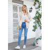 imageVICHYIE Corduroy Drawstring Hooded Pocket Zip Up Jacket Loose Shacket CoatOffwhite