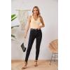 imageVICHYIE Tank Tops for Women Summer Sleeveless Shirts V Neck Ribbed Slim Fitted Tops Cami BlousesA Apricot