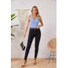 imageVICHYIE Tank Tops for Women Summer Sleeveless Shirts V Neck Ribbed Slim Fitted Tops Cami BlousesA Blue3