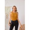 imageVICHYIE Women Tank Tops Summer Sleeveless Basic Cami Top Shirt Slim Knit Ribbed Racerback BlousesBurnt Orange