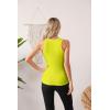 imageVICHYIE Women Tank Tops Summer Sleeveless Basic Cami Top Shirt Slim Knit Ribbed Racerback BlousesLight Yellow
