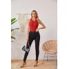 imageVICHYIE Women Tank Tops Summer Sleeveless Basic Cami Top Shirt Slim Knit Ribbed Racerback BlousesRed