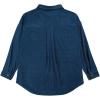 imageVICHYIE Womens Corduroy Shacket Blouses Button Down Shirts Pocket Long Sleeves Tops Jacket CoatsBlue