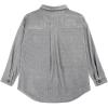 imageVICHYIE Womens Corduroy Shacket Blouses Button Down Shirts Pocket Long Sleeves Tops Jacket CoatsLight Grey