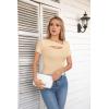 imageVICHYIE Womens Fashion Fall Clothes One Piece Cutout Tops Long Sleeve Ribbed Slim Fitted Shirts Tee TshirtsShortapricot
