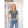 imageVICHYIE Womens Fashion Fall Clothes One Piece Cutout Tops Long Sleeve Ribbed Slim Fitted Shirts Tee TshirtsShortdark Grey