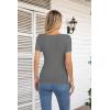 imageVICHYIE Womens Fashion Fall Clothes One Piece Cutout Tops Long Sleeve Ribbed Slim Fitted Shirts Tee TshirtsShortdark Grey