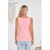 imageVICHYIE Womens Summer Cutout Tank Tops Sleeveless Shirts Ribbed Tanks Slim Fitted Y2K Sexy Basic Tee ShirtPink