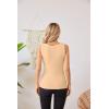imageVICHYIE Womens Summer Tank Tops Crewneck Sleeveless Shirts Ribbed Tanks Slim Fitted Casual Basic Tee ShirtApricot