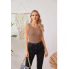 imageVICHYIE Womens Summer Tank Tops Crewneck Sleeveless Shirts Ribbed Tanks Slim Fitted Casual Basic Tee ShirtKhaki