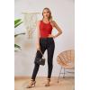 imageVICHYIE Womens Summer Tank Tops Crewneck Sleeveless Shirts Ribbed Tanks Slim Fitted Casual Basic Tee ShirtRed