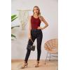 imageVICHYIE Womens Summer Tank Tops Crewneck Sleeveless Shirts Ribbed Tanks Slim Fitted Casual Basic Tee ShirtWine Red