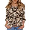 Apricot Leopard Print