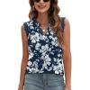 B-navy White Floral