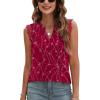 B-wine Red Floral