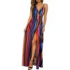 imageII ININ Womens 2025 Maxi Sundresses Summer Beach Long Wrap VNeck FloralSolid Casual Dress for WomenZfloral 36
