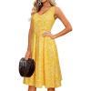 imageII ININ Womens 2025 Sundresses Casual Summer Tank Dress V Neck Sleeveless Button Down Midi Floral Beach Dress with PocketsFloralz09