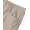 imagesiliteelon Dress Pants Womens Dressy Casual Work Pants Bootcut Yoga Pants Pull On Business Trousers Pants High WaistedKhaki