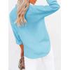 imagesiliteelon Button Down Shirts for Women Dress Shirts Long Sleeve WrinkleFree Blouse Casual Solid Office Work Tunic TopBaby Blue