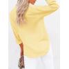 imagesiliteelon Button Down Shirts for Women Dress Shirts Long Sleeve WrinkleFree Blouse Casual Solid Office Work Tunic TopLight Yellow