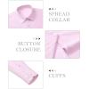 imagesiliteelon Button Down Shirts for Women Wrinkle Resistance Dress Shirts for Women Long Sleeve Work Formal Office Blouses TopsPink