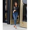 imagesiliteelon Button Down Shirts for Women Dress Shirt Cotton Long Sleeve Collared Shirt Business Work Office Blouse TopBlack