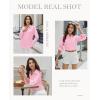 imagesiliteelon Button Down Shirts for Women Dress Shirt Cotton Long Sleeve Collared Shirt Business Work Office Blouse TopPink