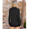 imagesiliteelon Women Button Down Shirts Dress Shirts Long Sleeve ClassicFit CottonBlack