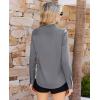 imagesiliteelon Women Button Down Shirts Dress Shirts Long Sleeve ClassicFit CottonGrey