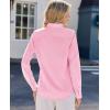 imagesiliteelon Women Button Down Shirts Dress Shirts Long Sleeve ClassicFit CottonPink