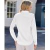 imagesiliteelon Women Button Down Shirts Dress Shirts Long Sleeve ClassicFit CottonWhite